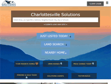 Tablet Screenshot of charlottesvillesolutions.com